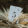 Celestial Moon And Stars Table Numbers, thumbnail 2 of 4
