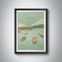 St Ives Cornwall Travel Poster Art Print, thumbnail 1 of 8