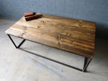 Industrial Reclaimed Custom Coffee Table Tv Stand 087, 4 of 6
