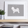 Personalised Maltese Dog Print, thumbnail 1 of 2