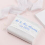 Personalised Simply 'Est' Embroidered Bridal Garter, thumbnail 2 of 5
