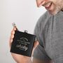 Personalised Age Only Matters Hip Flask Gift For Grandpa, thumbnail 7 of 12