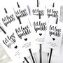 Wedding Sparkler Large Tags, Favour Tags, thumbnail 11 of 11