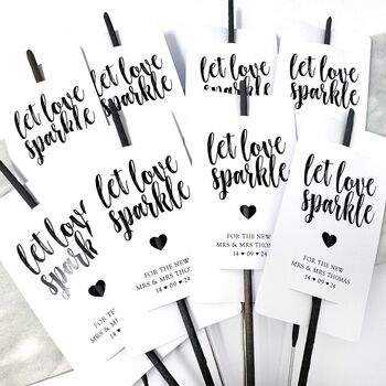 Wedding Sparkler Large Tags, Favour Tags, 11 of 11