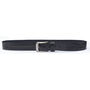 Men's Thick Black Leather Belt Free Personalisation, thumbnail 4 of 8