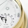 Brass Barometer / Weather Station And English Oak Mount, thumbnail 2 of 11