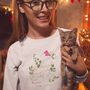 Personalised White Cat Christmas Jumper, thumbnail 4 of 6