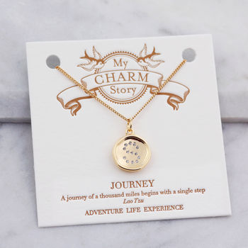 My Charm Story Diamante Initial Necklace, 4 of 6