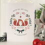 Foxes In Love Personalised Christmas Card, thumbnail 1 of 5