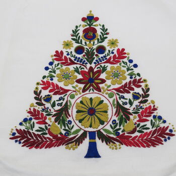 Yuletide Festive Christmas Holidays Hand Embroidery Kit, 12 of 12