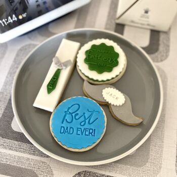 Personalised Father's Day Vanilla Handmade Cookies, 3 of 8
