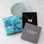 Wrapped Birthstone Initial Necklace, thumbnail 7 of 12