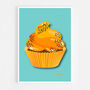 Orange Cupcake Print, thumbnail 5 of 6