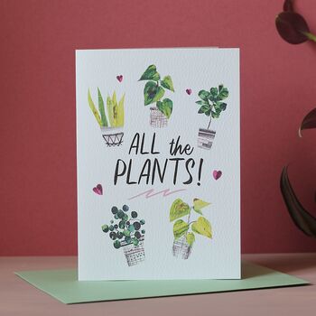 All The Plants! Birthday Card For Plant Lady, 2 of 2