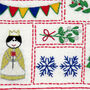 Christmas Advent Calendar Hand Embroidery Kit, thumbnail 6 of 12