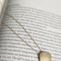 Dainty 18 K Gold Shell Ocean Clam Necklace, thumbnail 5 of 8