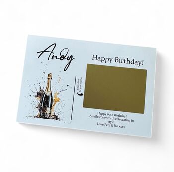 Personalised Birthday Scratch Gift Card And Envelope, 11 of 12