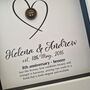 Personalised 8th Anniversary Gift Framed Bronze Heart, thumbnail 3 of 7