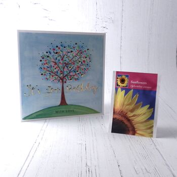 Happy Birthday Card And Seeds Gift: Flower Tree, 4 of 7
