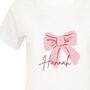 Personalised Bow Christmas Pyjamas, thumbnail 2 of 2