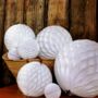 White Paper Ball Decorations Christmas And Wedding, thumbnail 1 of 6