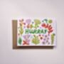 Hurray Illustrated Floral Celebration Card, thumbnail 2 of 4
