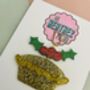 Mince Pie Christmas Tree Decoration / British Foodie Gift / Secret Santa Present / Novelty Holiday Bauble, thumbnail 4 of 4