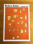 Mid Century Modern Homes Kitchenware Print A3 Orange, thumbnail 1 of 4