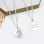 Personalised Heavy Silver St Christopher Necklace, thumbnail 1 of 7