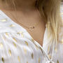 Delicate Outline Hexagon Necklace, thumbnail 6 of 11