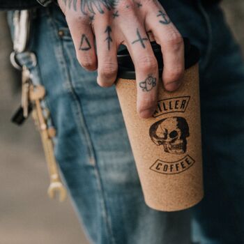 Reusable Cork Killer Coffee Cup, 3 of 5