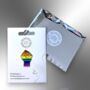 Rainbow Power Fist Inclusive Enamel Lapel Pin Badge, Gay Pride Awareness Gift, Lgbtqia+ Jewellery Gifts, thumbnail 5 of 8