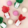 Merry And Bright Cranberry Christmas Bath Bomb Gift, thumbnail 4 of 4