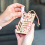 Personalised Christmas Money Gift Holder Santa And Snowman, thumbnail 5 of 6