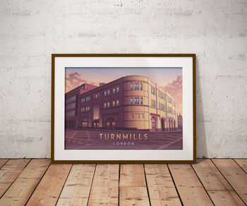 Turnmills London Travel Poster Art Print, 6 of 8