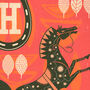 H Is For Horse Poster Print, thumbnail 4 of 4
