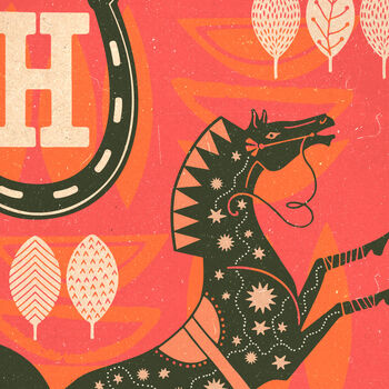 H Is For Horse Poster Print, 4 of 4