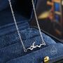 Sterling Silver Albatross Pendant Necklace, thumbnail 1 of 12