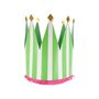 Striped Party Crowns Pack Of Eight, thumbnail 3 of 10