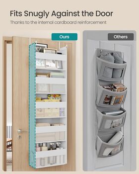 Five Tier Over Door Hanging Organiser, 4 of 7