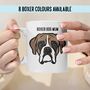 Personalised Boxer Dog Mug, thumbnail 1 of 5
