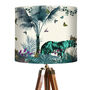 Tropical Lions Lampshade, Blue, thumbnail 6 of 10
