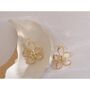 Monaco Fl’or Rose Gold Flower Bouquet Dangle Earrings, thumbnail 4 of 4