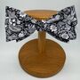 Liberty Self Tie Bow Tie In Black Strawberry Thief, thumbnail 3 of 4