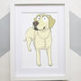 Cartoon Dog Portrait, Pet Portrait, Custom Dog Art, thumbnail 8 of 9