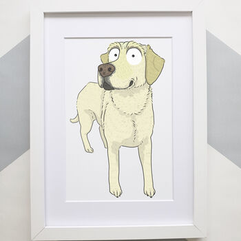 Cartoon Dog Portrait, Pet Portrait, Custom Dog Art, 8 of 9