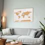 World Map With Pins Gifts For Travellers, thumbnail 1 of 10