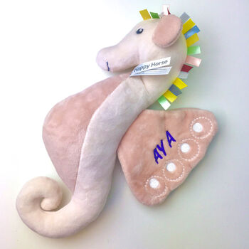 Personalised Sea Horse Soft Toy, 2 of 4