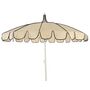 Two Tone Scalloped Parasol Cream And Navy, thumbnail 3 of 5