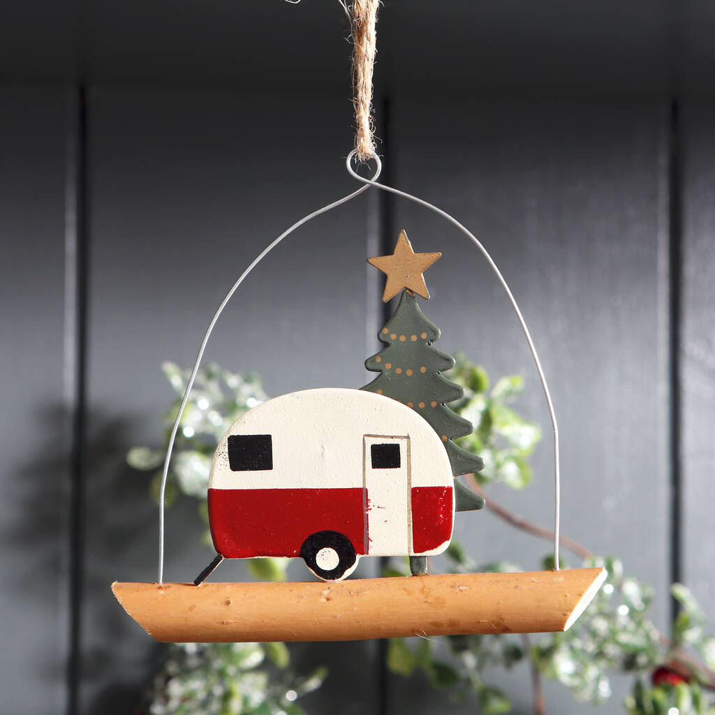 Christmas Caravan Tree Decoration By Red Berry Apple